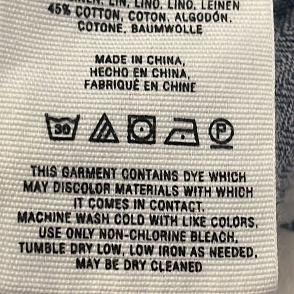 Anthropologie Pilcro and The Letterpress Linen Blend Wide Leg Pants 4 - Picture 10 of 11